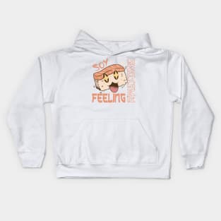 Feeling Soy Awesome - foodie puns Kids Hoodie